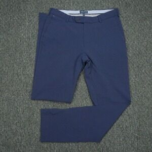Peter Millar Pants Men 32x32 Blue Matlock Seersucker Performance Trouser Chino